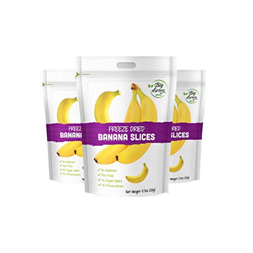 Big Green Organic Food- Freeze-Dried Banana, Healthy Snacks, Nat