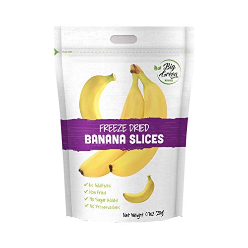 Big Green Organic Food- Freeze-Dried Banana, Healthy Snacks, Nat