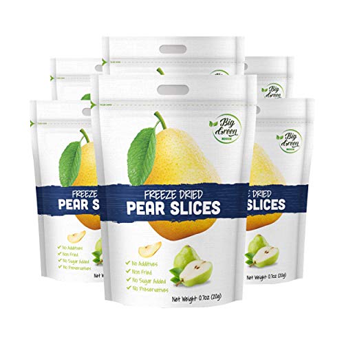 Big Green Organic Food- Freeze-Dried Pear, Healthy Snack, Natura