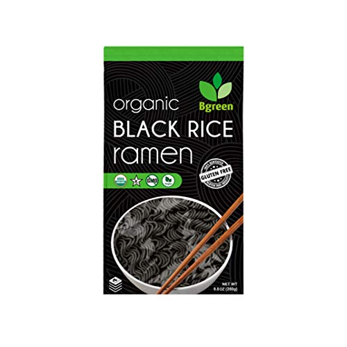 Big Green Organic Food- Organic Black Rice Ramen, Gluten-Free, N