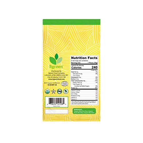 Big Green Organic Food- Organic Millet &Amp; Brown Rice Ramen, Glute