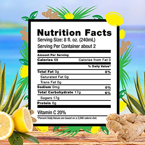 Big Island Organics Ginger Juice Pure Organic Hawaiian Gingerade