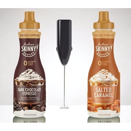 Jordans Skinny Sauces Bundle - Salted Caramel and Dark Chocolat...
