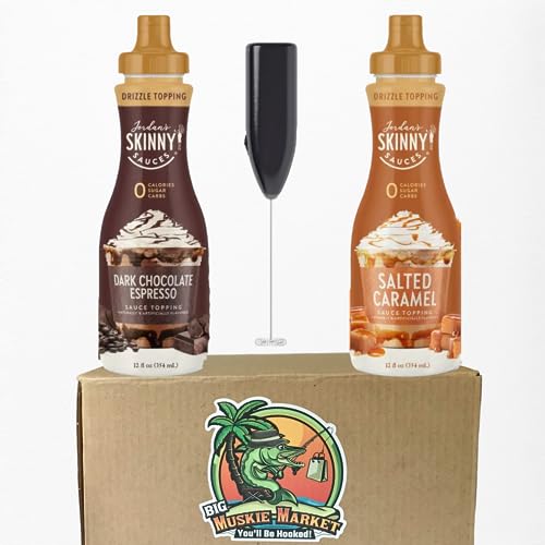 Jordans Skinny Sauces Bundle - Salted Caramel and Dark Chocolat...