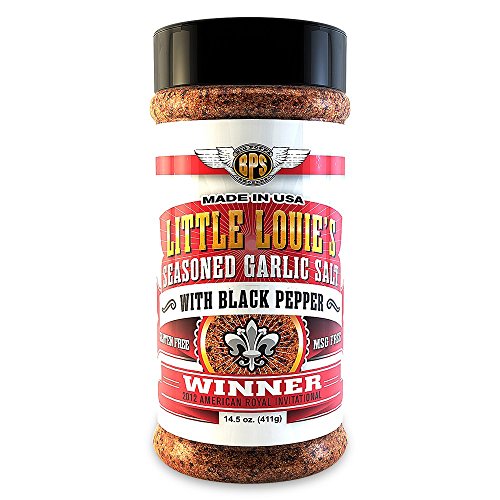 Little Louies Garlic Salt W/ Black Pepper 14.5Oz.