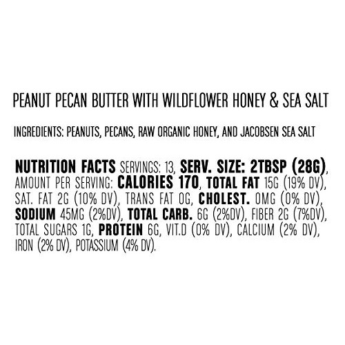 Big Spoon Roasters Keto Peanut Pecan Butter W/ Organic Wildflowe