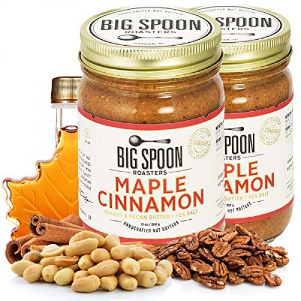 Big Spoon Roasters Maple Cinnamon Peanut & Pecan Butter - Low Su...