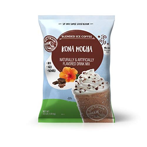 Big Train Blended Ice Coffee, Kona Mocha, Powdered Instant Coffe
