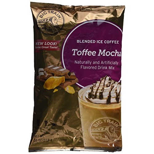 Big Train Blended Ice Coffee, Toffee Mocha, 3.5 Pound, Powdered