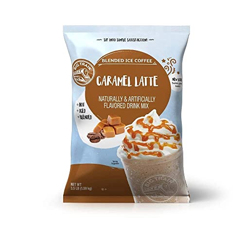 Big Train Blended Ice Coffees Caramel Latte 3.5 lb / 56oz - Sing...