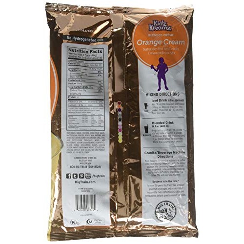 Big Train Orange Creamsicle Kidz Kreamz, 3.5 Lb Bag