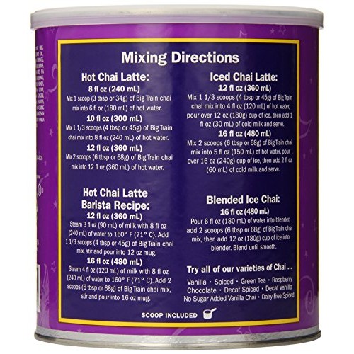Big Train Spiced Chai Tea Latte, 1.9 Lb 1 Count, Powdered Inst