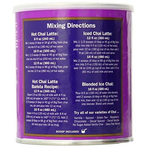 Big Train Vanilla Chai, 1.9-Pound Cans Pack Of 2