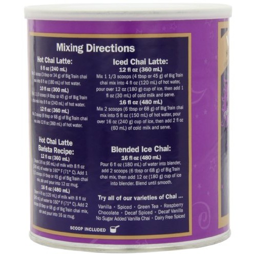 Big Train Vanilla Chai, 1.9-Pound Cans Pack Of 2