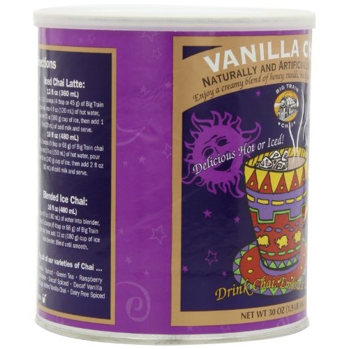 Big Train Vanilla Chai, 1.9-Pound Cans Pack Of 2