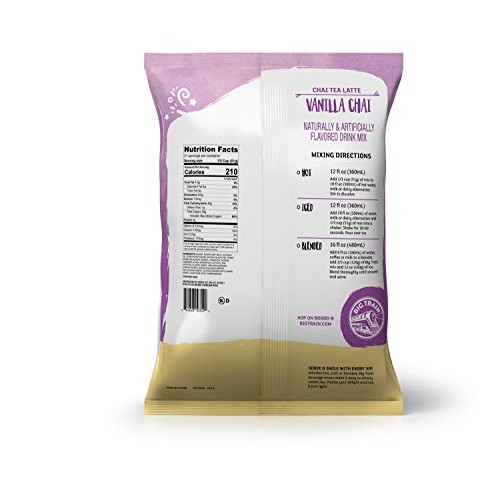 Big Train Vanilla Chai Tea Latte, 56 Ounce Powdered Instant Chai