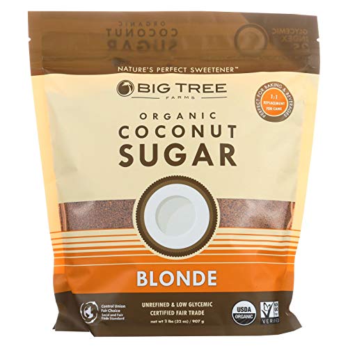 Big Tree Farms Organic Coconut Sugar Blonde, Vegan, Paleo, Glute