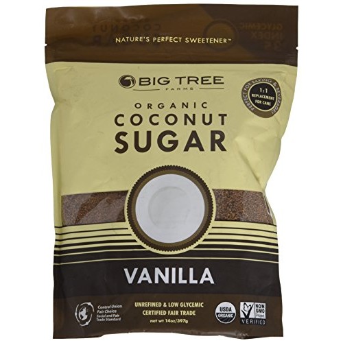Big Tree Farms Organic Palm Sugar Vanilla, 14 Oz