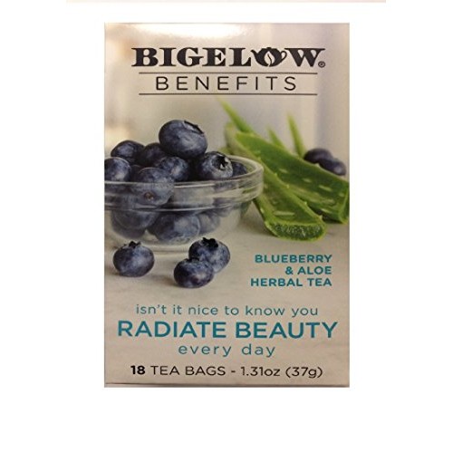 Bigelow Benefits Blueberry &Amp; Aloe Herbal Tea , Pack Of 1