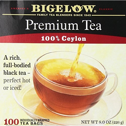 Bigelow 100 Count Premium Blend Black Tea, Contains 100 Individu