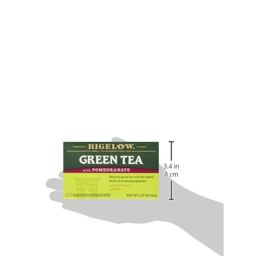 Bigelow Tea Green With Pomegranate 20 Bags Pack Of 3