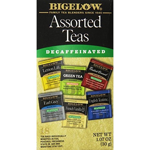 Bigelow Tea Decaf 6 Variety 18 Bags Pack Of 3