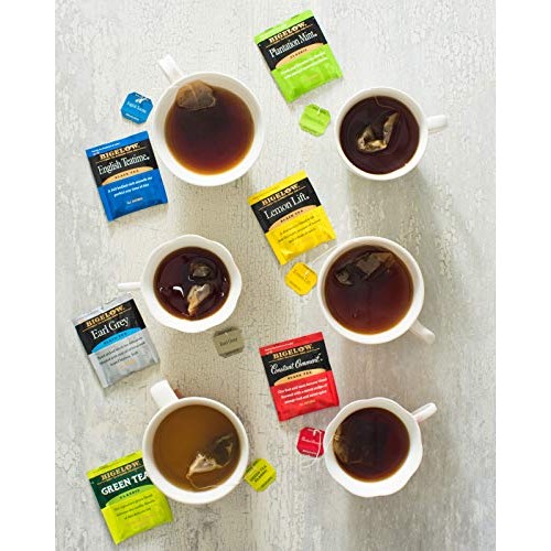 Bigelow Assorted Teas 6 Flavors, 18 Count Box Pack Of 6 Caffei