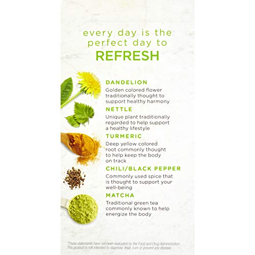 Bigelow Benefits Refresh Turmeric Chili Matcha Green Tea, 18 Cou