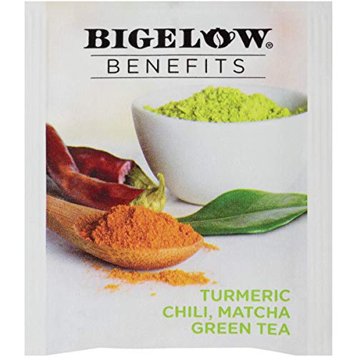 Bigelow Benefits Refresh Turmeric Chili Matcha Green Tea, 18 Cou