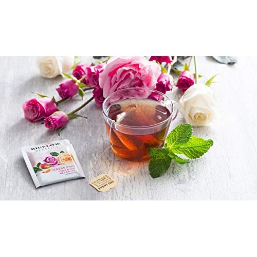 Bigelow Tea Benefits Rose &Amp; Mint Caffeine Free Herbal Tea, 18 Co