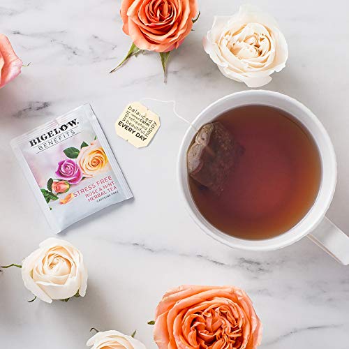 Bigelow Tea Benefits Rose &Amp; Mint Caffeine Free Herbal Tea, 18 Co