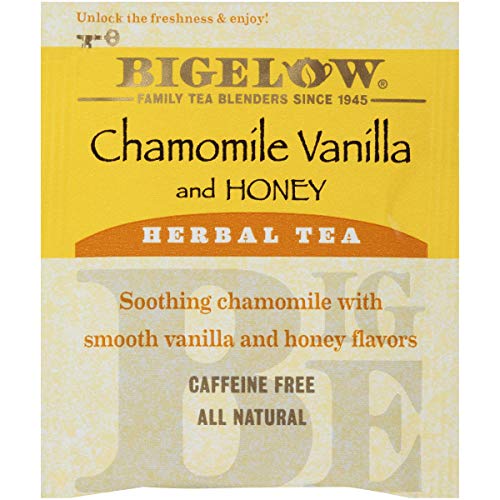 Bigelow Chamomile Vanilla With Honey, 20 Count Box Pack Of 6 C