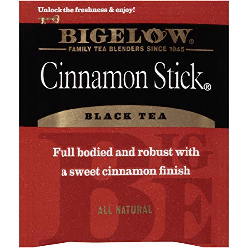 Bigelow Cinnamon Stick Black Tea Bags 20-Count Boxes Pack Of 6