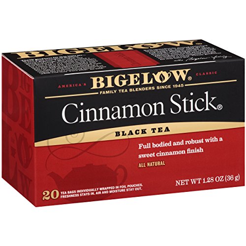 Bigelow Cinnamon Stick Black Tea Bags 20-Count Boxes Pack Of 6