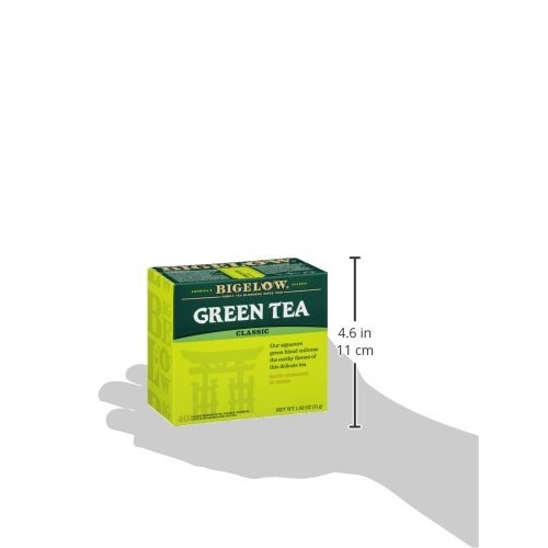 Bigelow Classic Green Tea, Caffeinated, 40 Count Pack of 6, 24...