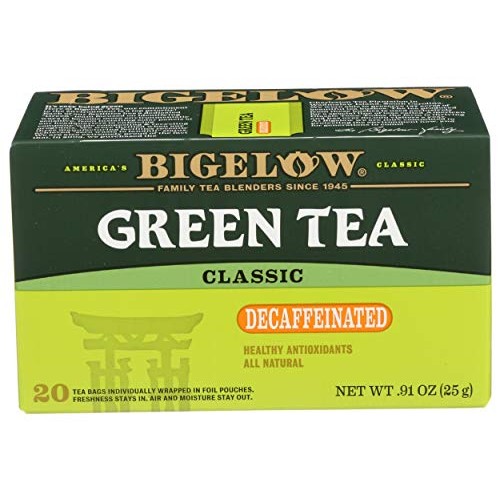 Bigelow Classic Green Tea Decaffeinated, 20 Ct