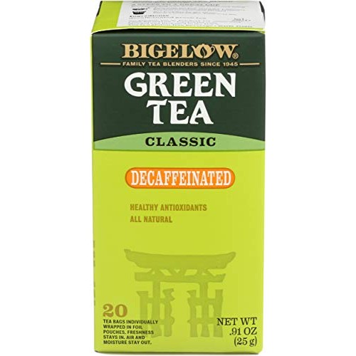 Bigelow Classic Green Tea Decaffeinated, 20 Ct