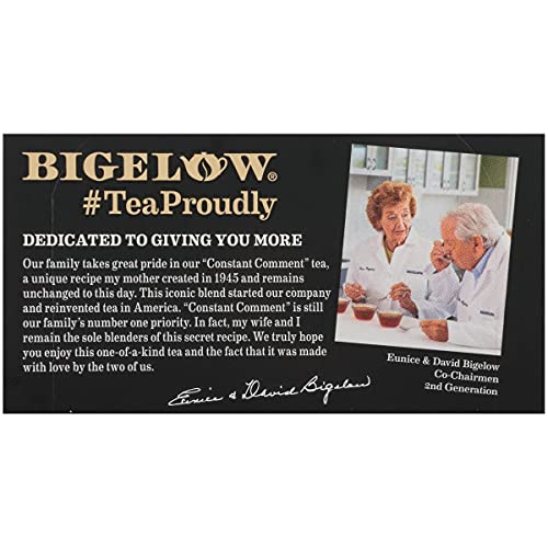 Bigelow Constant Comment Black Tea Bags 20 Count Box Pack Of 6