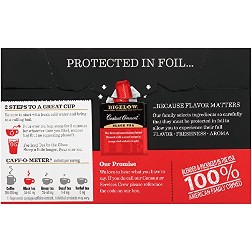 Bigelow Constant Comment Black Tea Bags 20 Count Box Pack Of 6