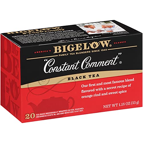 Bigelow Constant Comment Black Tea Bags 20 Count Box Pack Of 6
