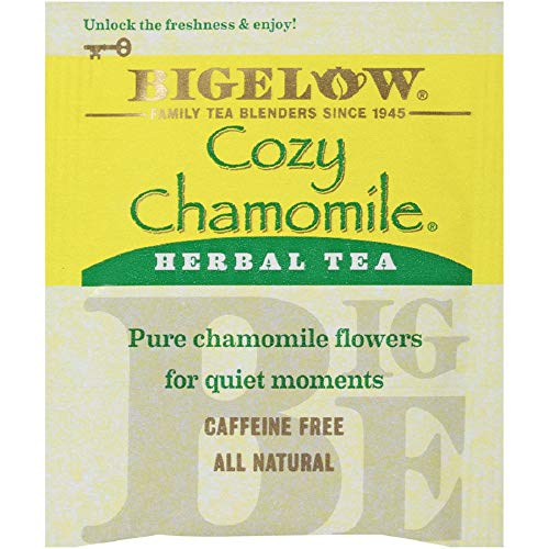 Bigelow Cozy Chamomile Herbal Tea Bags, 20 Count Box Pack Of 6