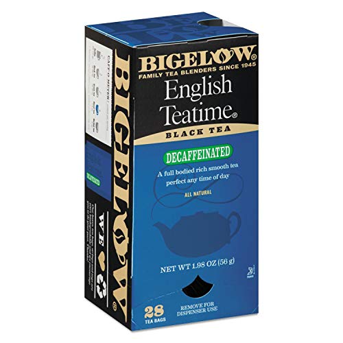Bigelow Decaffeinated English Teatime Tea 28-Count Box Pack Of