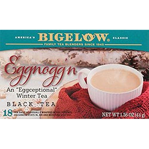 Bigelow Eggnoggn Tea Bags, 18 Count Box Pack Of 6 Caffeinated