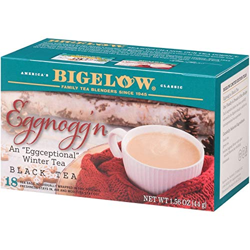 Bigelow Eggnoggn Tea Bags, 18 Count Box Pack Of 6 Caffeinated