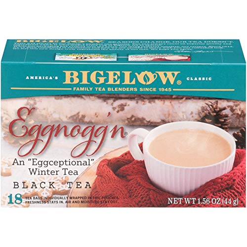 Bigelow Eggnoggn Tea Bags, 18 Count Box Pack Of 6 Caffeinated