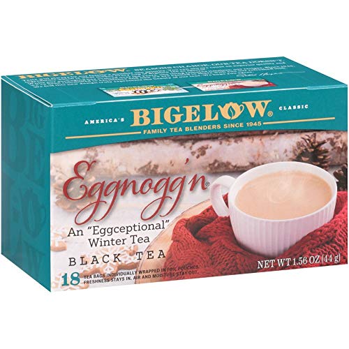 Bigelow Eggnoggn Tea Bags, 18 Count Box Pack Of 6 Caffeinated