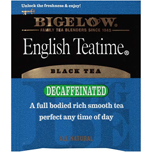 Bigelow, English Time Tea Decaffeinated, 20 Count