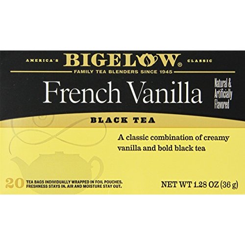 Bigelow , French Vanilla , Black Tea , 3 X 20 Tea Bags , Pack Of 3