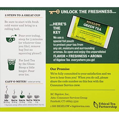 Bigelow Green Tea Bags, 40 ct