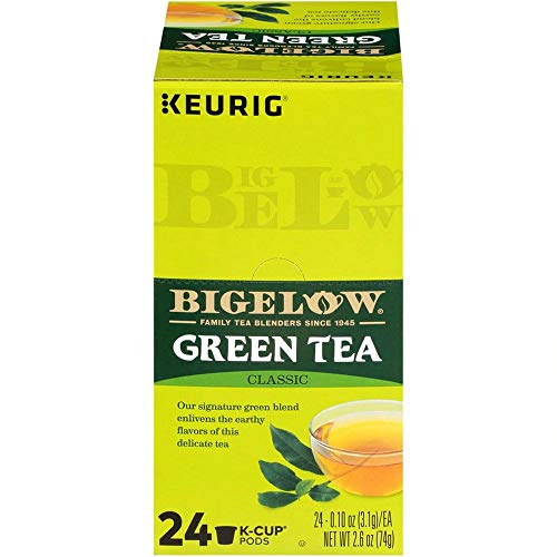 Bigelow Green Tea Keurig K-Cups, 24 Count Box Pack of 1, Caffe... Bigelow Green Tea Keurig K-Cups, 24 Count Box Pack of 1, Caffe...